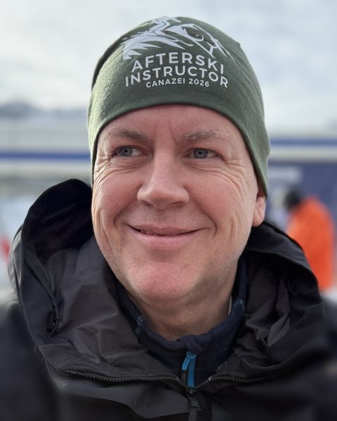 Lars på afterski-bænken
